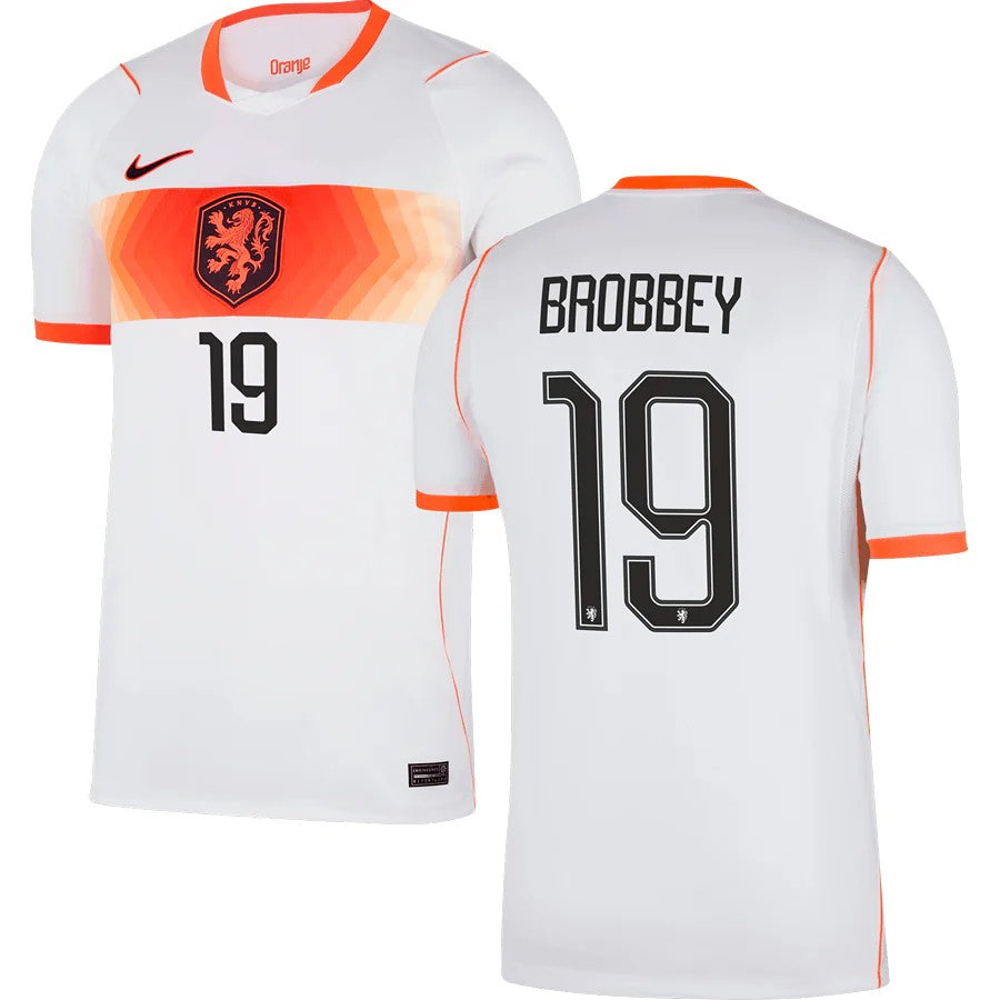 Netherlands Brian Brobbey 19 2026 Away Jersey