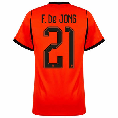 Netherlands Frenkie De Jong 21 2026 Home Jersey