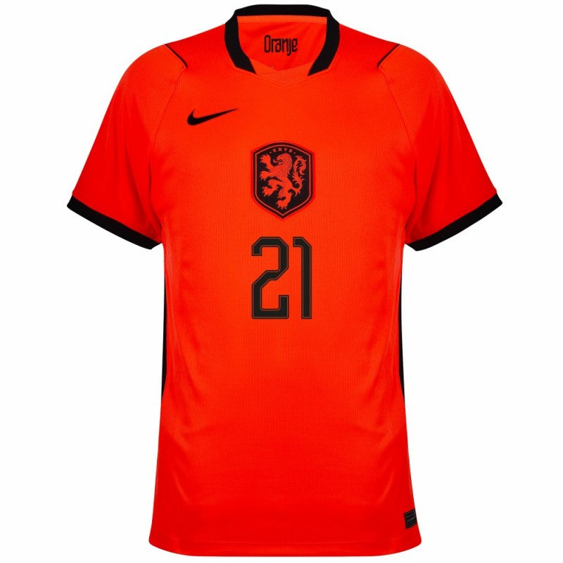 Netherlands Frenkie De Jong 21 2026 Home Jersey