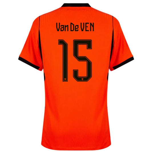 Netherlands Micky Van De Ven 15 2026 Home Jersey
