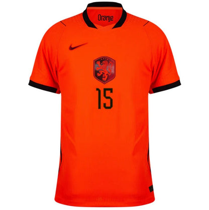 Netherlands Micky Van De Ven 15 2026 Home Jersey