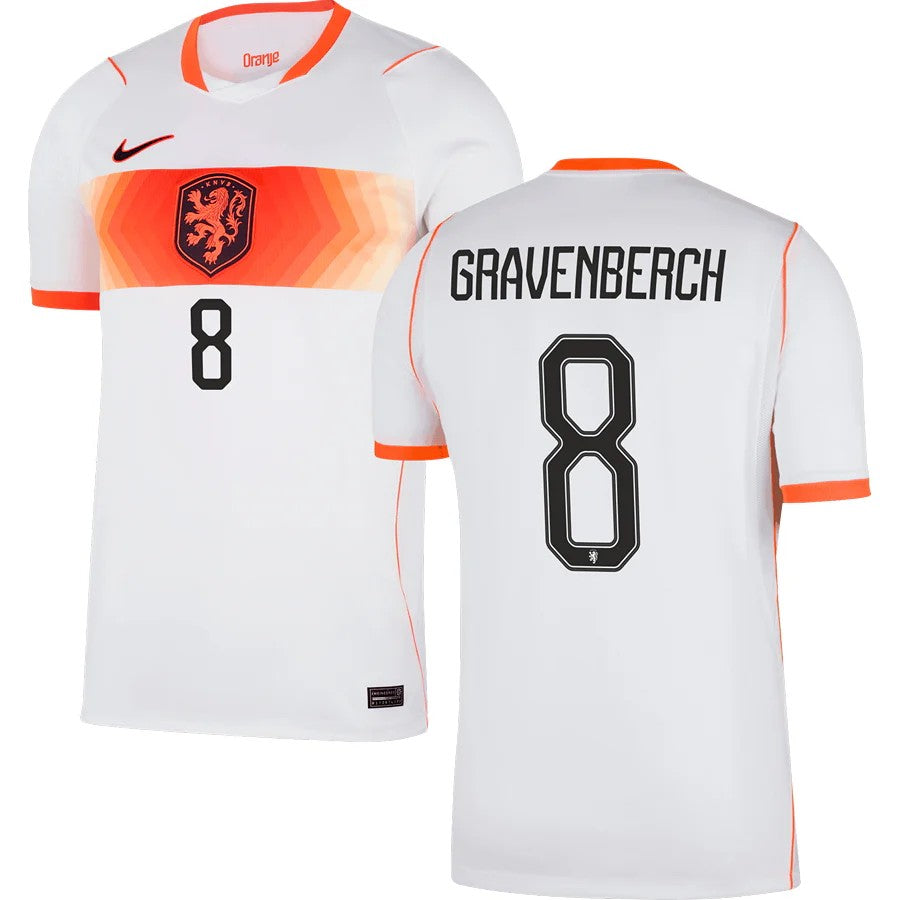 Netherlands Ryan Gravenberch 8 2026 Away Jersey