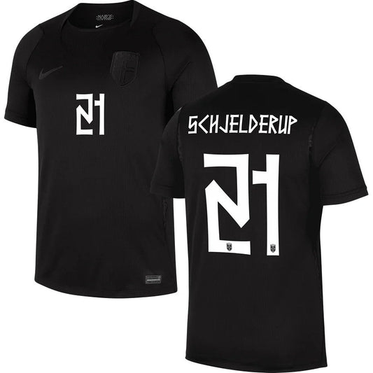 Norway Andreas Schjelderup 21 2026 Away Jersey