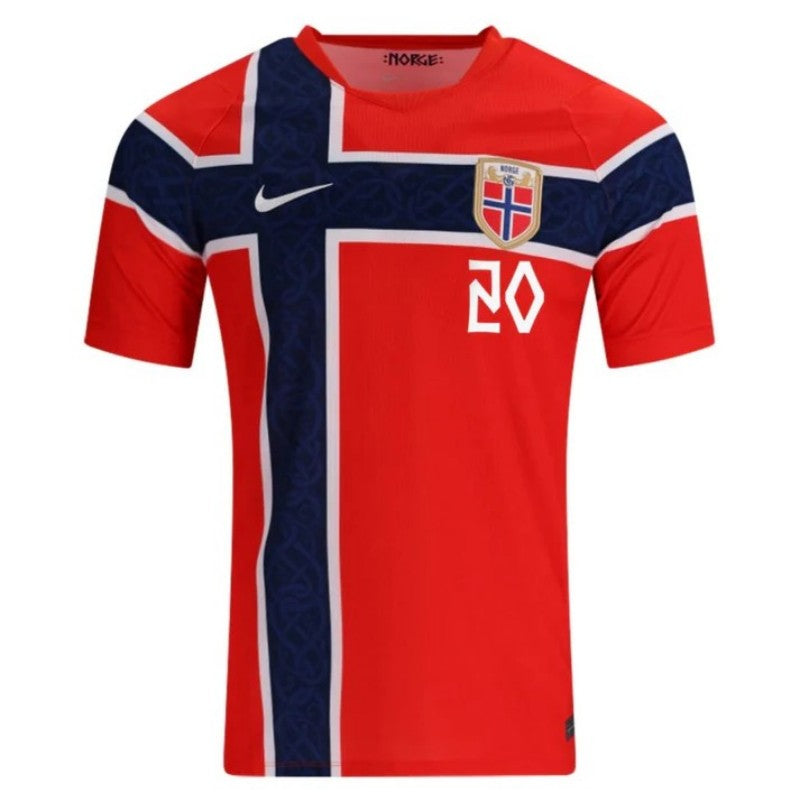 Norway Antonio Nusa 20 2026 Home Jersey