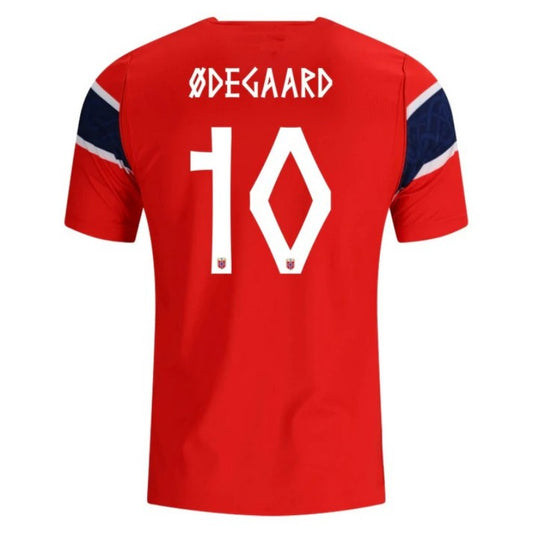 Norway Martin Ødegaard 10 2026 Home Jersey