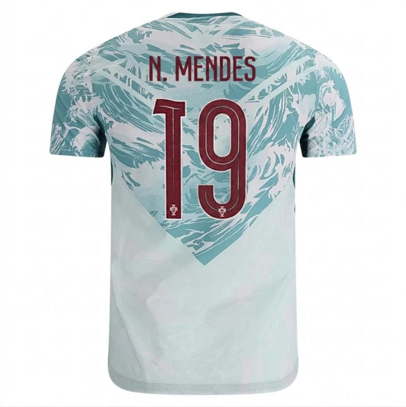 Portugal Nuno Mendes 19 2026 Away Jersey