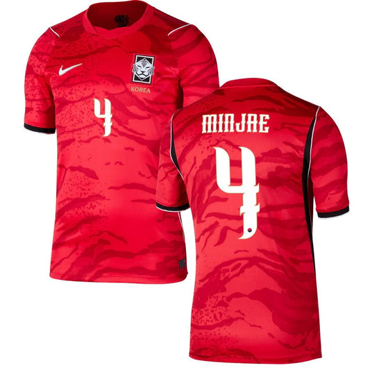 South Korea Kim Min-Jae 4 2026 Home Jersey