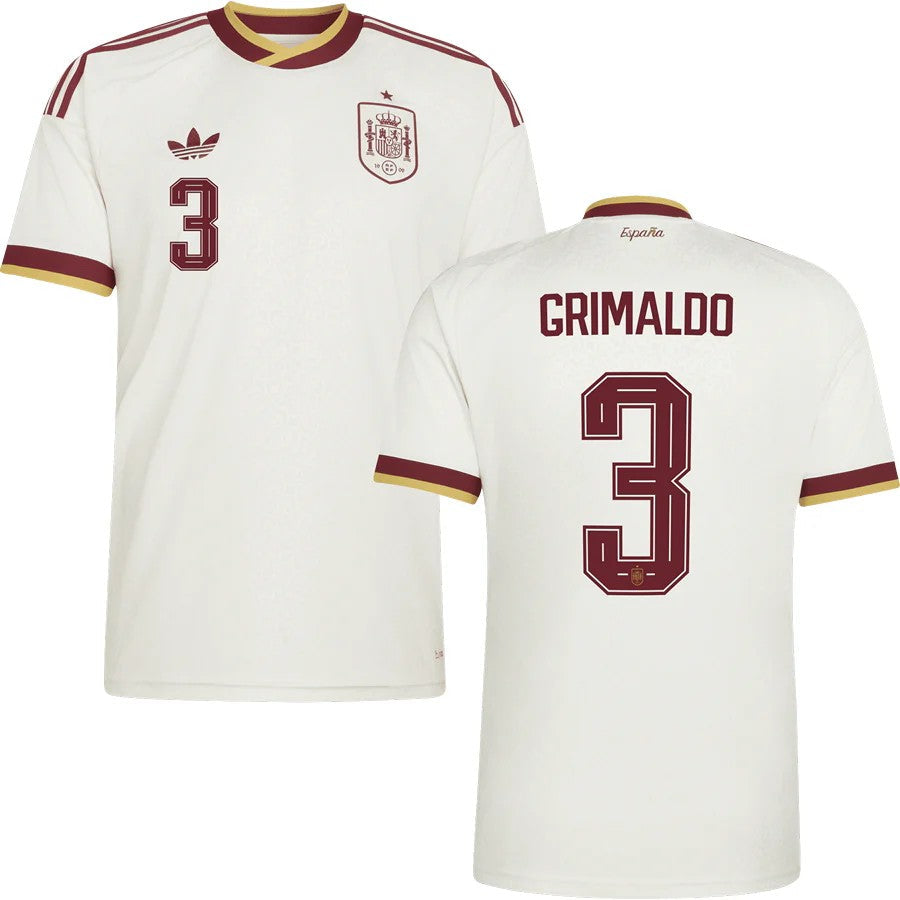 Spain Alejandro Grimaldo 3 2026 Away Jersey