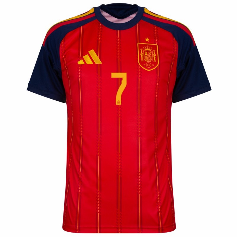 Spain Ferran 7 2026 Home Jersey