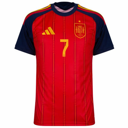 Spain Ferran 7 2026 Home Jersey