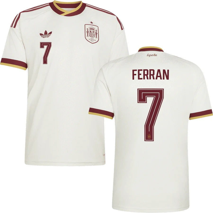 Spain Ferran Torres 7 2026 Away Jersey