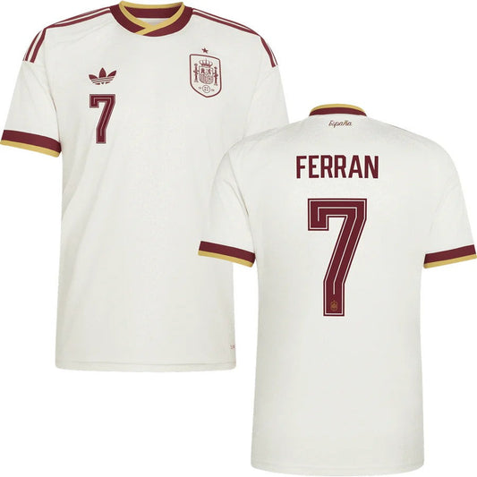 Spain Ferran Torres 7 2026 Away Jersey