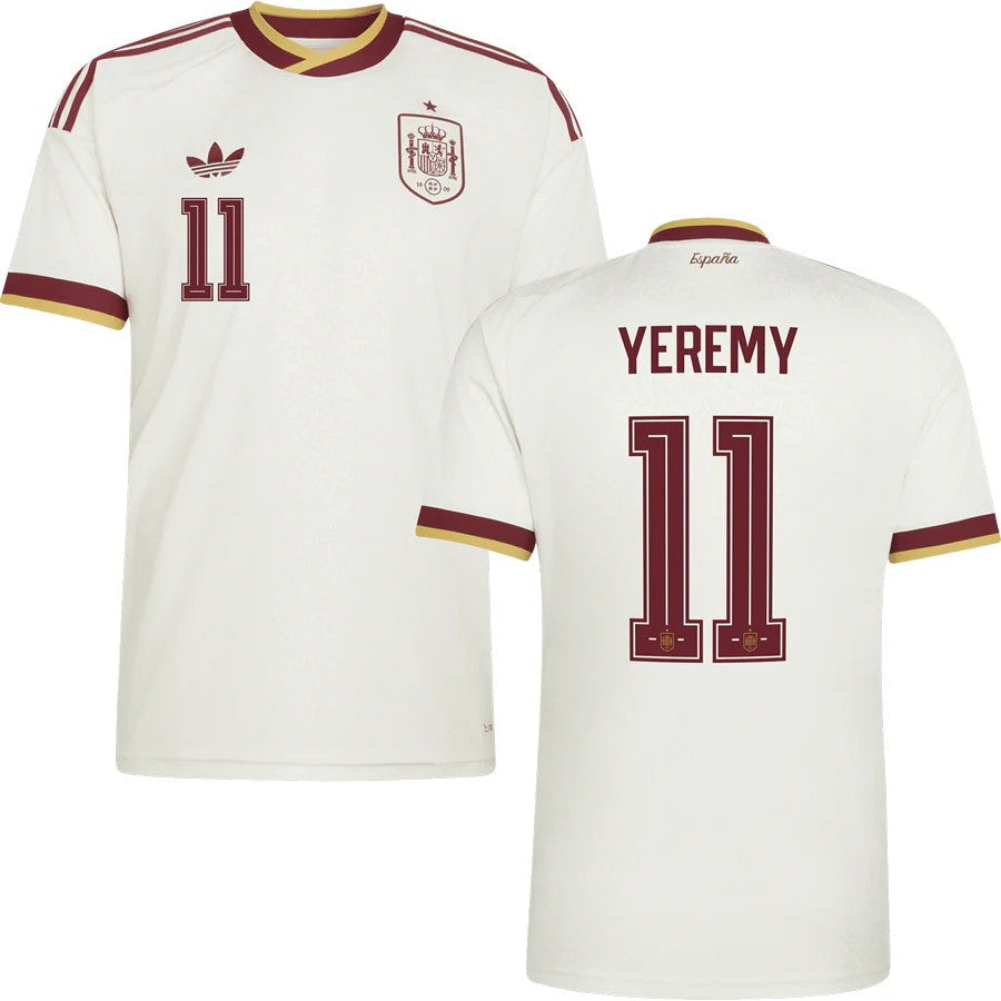 Spain Yéremy Pino 11 2026 Away Jersey
