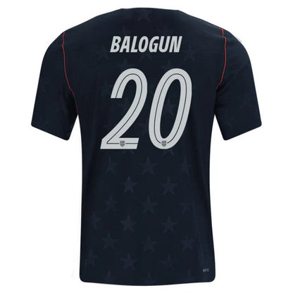 USA Folarin Balogun 20 2026 Away Jersey