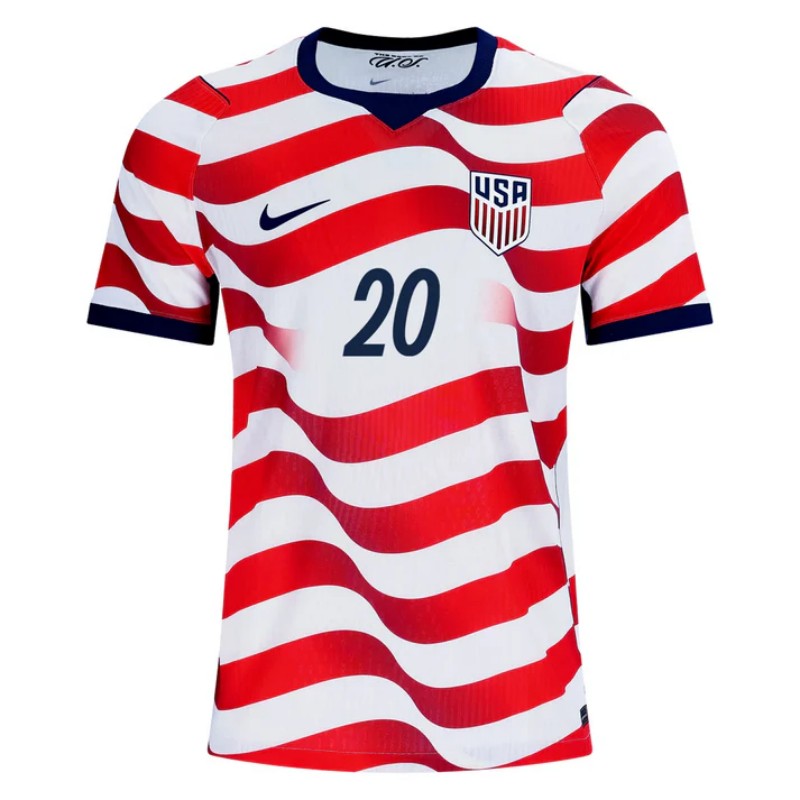 USA Folarin Balogun 20 2026 Home Jersey