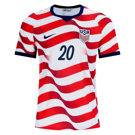 USA Folarin Balogun 20 2026 Home Jersey
