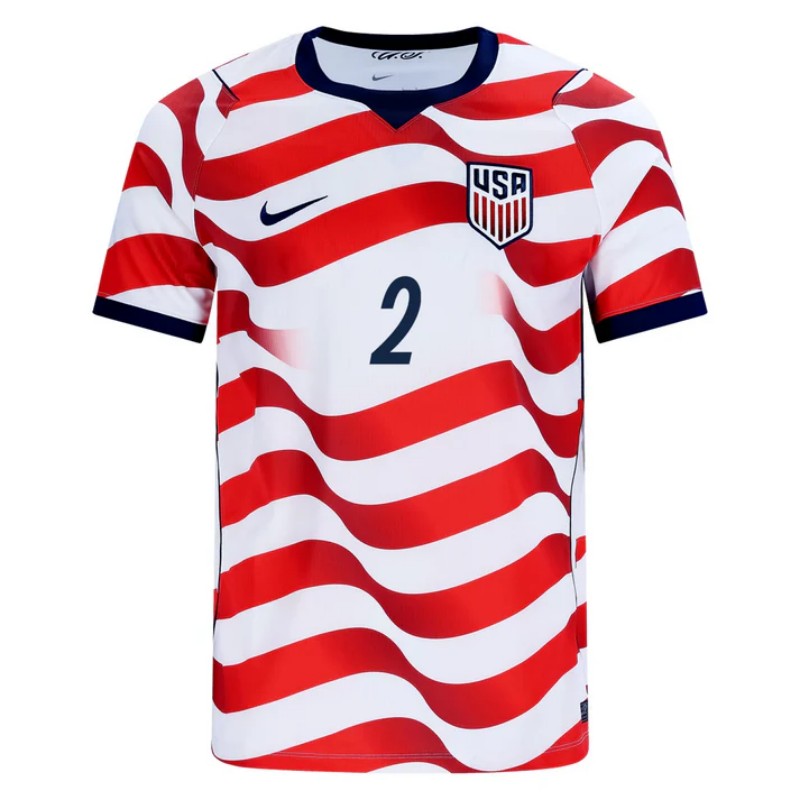 USA Sergino Dest 2 2026 Home Jersey