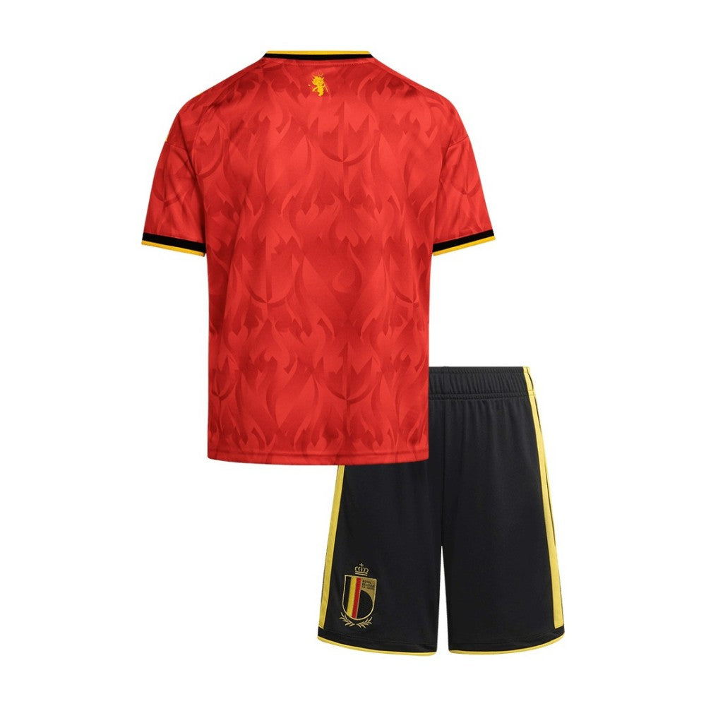 Youth Belgium Home Jersey & Shorts Kids Kits