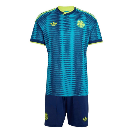 Youth Colombia Away Jersey & Shorts Kids Kits