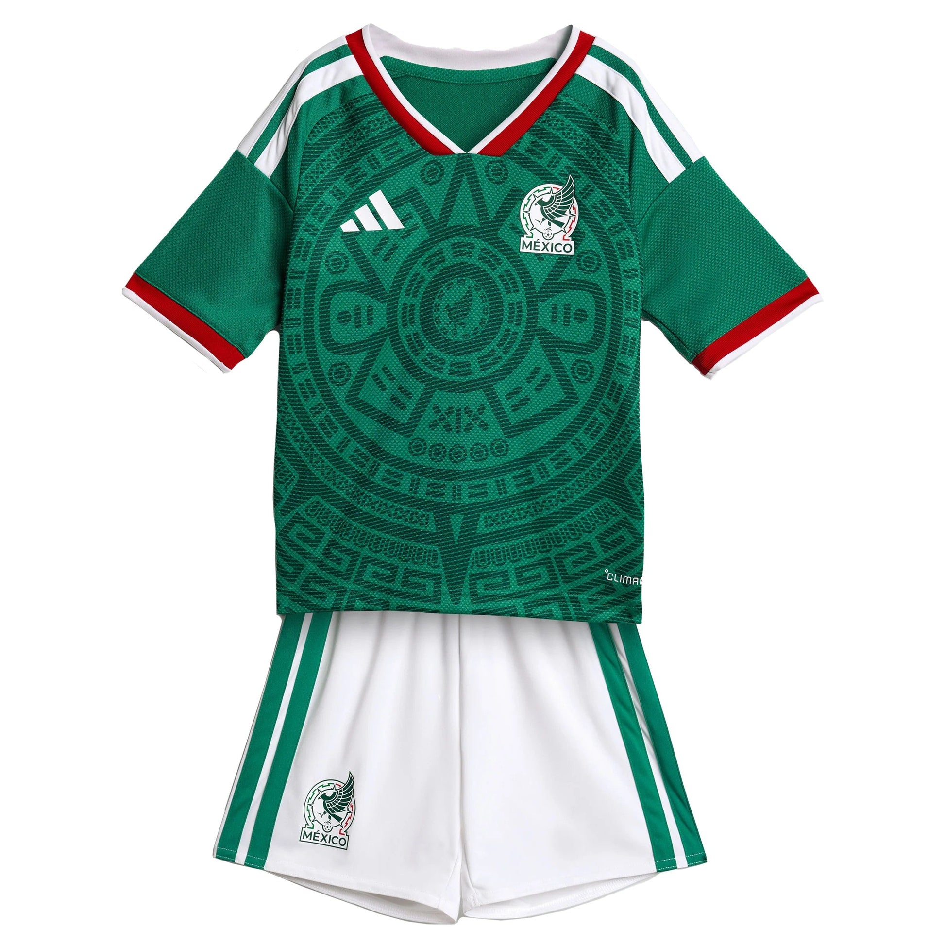 Youth Mexico Home Jersey & Shorts Kids Kits