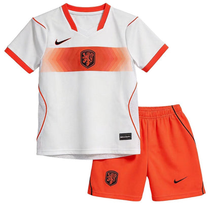Youth Netherlands Away Jersey & Shorts Kids Kits