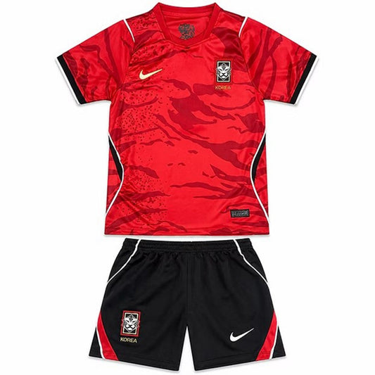 Youth South Korea Home Jersey & Shorts Kids Kits